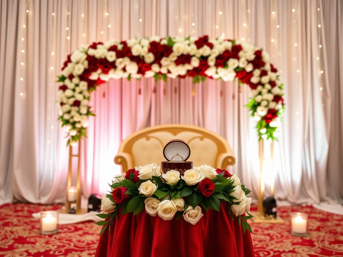 Ring Ceremony Decoration